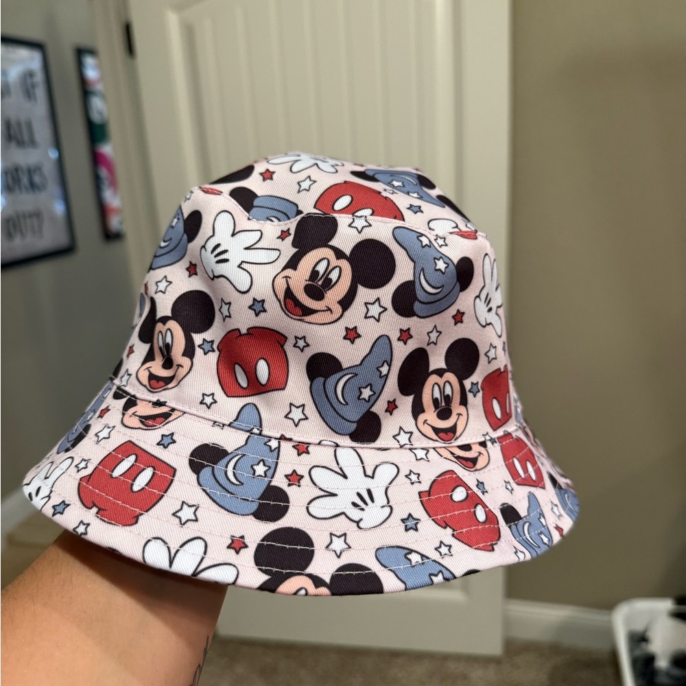 Disney Mickey Mouse Patterned Bucket Hat - Picture 2 of 3